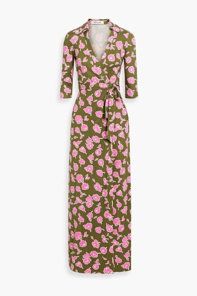 Diane von Furstenberg Abigail floral-print silk maxi wrap dress
