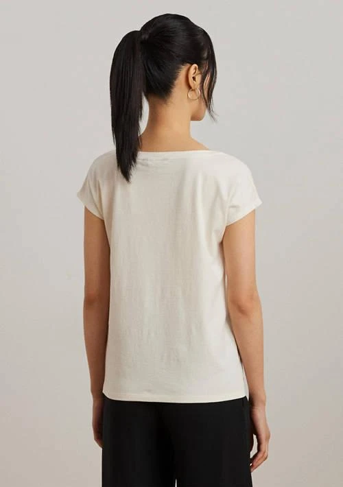 Ralph Lauren Ralph Lauren Petite Embroidered Jersey T Shirt 2