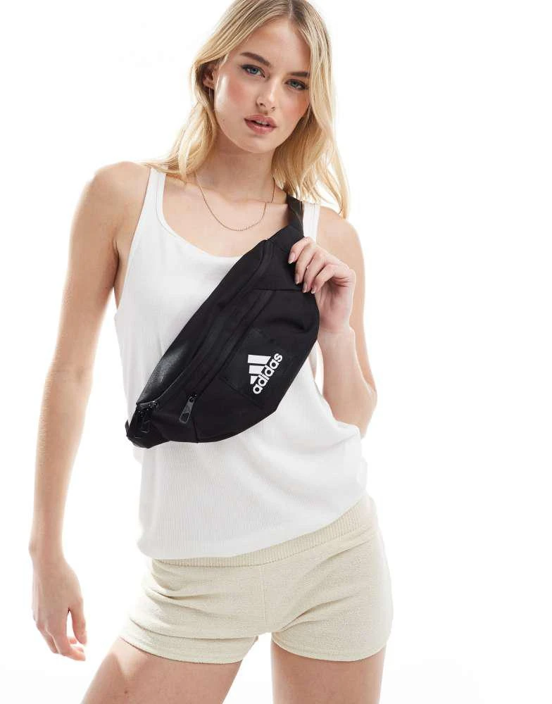 Adidas adidas Training Essentials waistbag in black 1