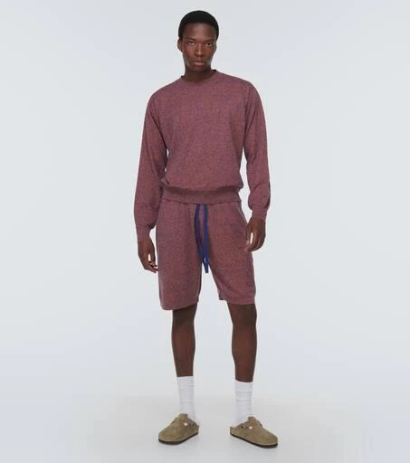 The Elder Statesman Mélange cotton and cashmere sweater 2