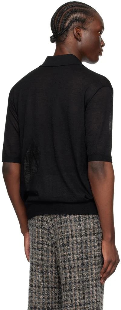 AURALEE Black Skipper Polo 3