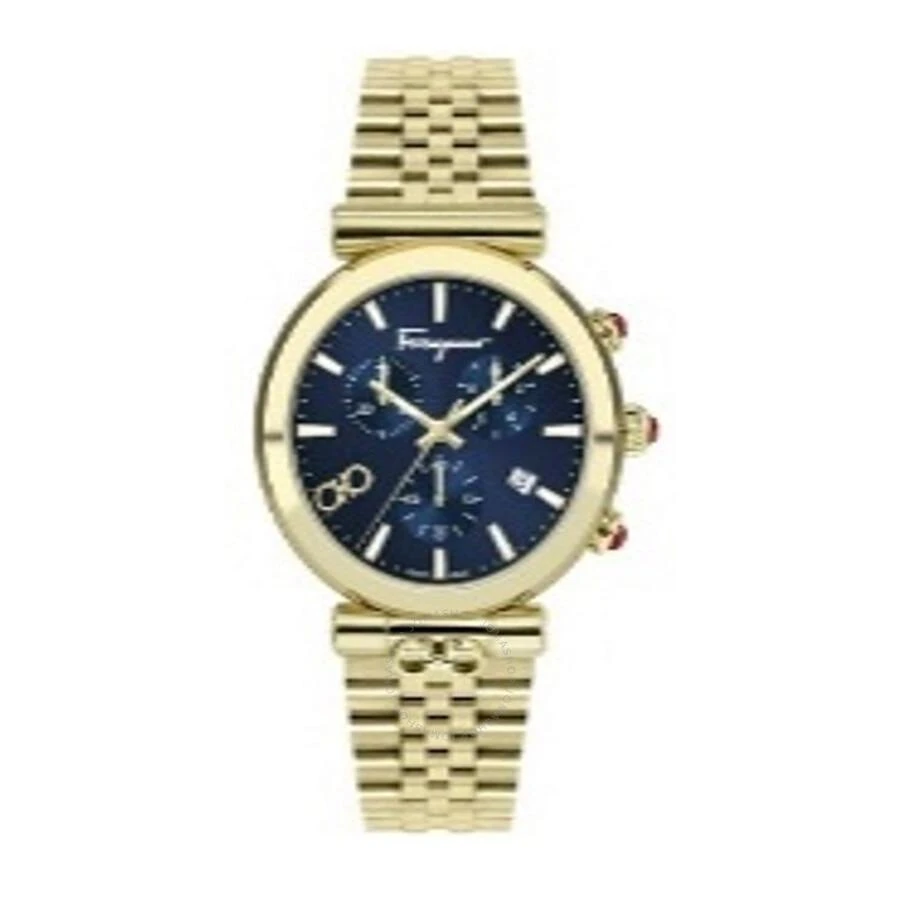 Salvatore Ferragamo Ora Quartz Blue Dial Watch SFYB02624 1