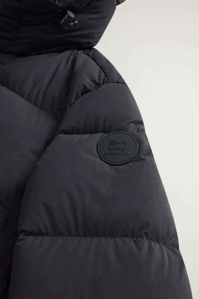 Woolrich Sierra Supreme Down Jacket in Stretch Nylon - Men - Black 7