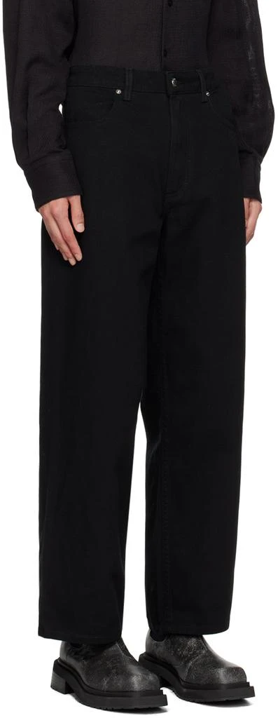 Eckhaus Latta Black Wide-Leg Jeans 2