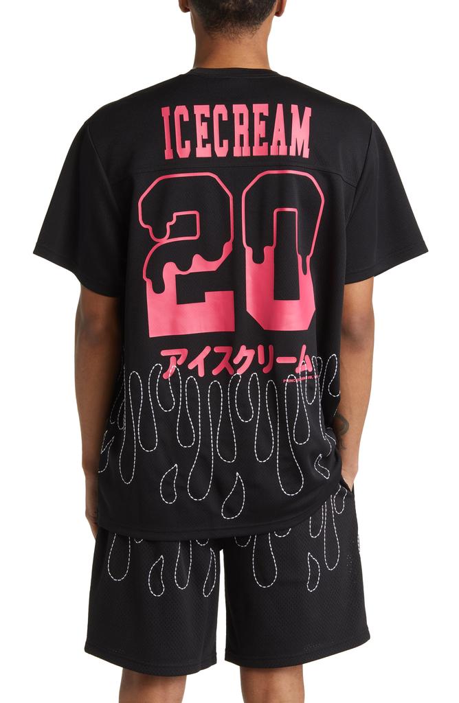 ICECREAM Embroidered Mesh Shirt