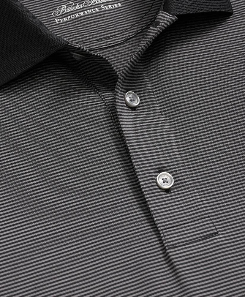 Brooks Brothers Performance Series Micro Stripe Jersey Polo Shirt 2
