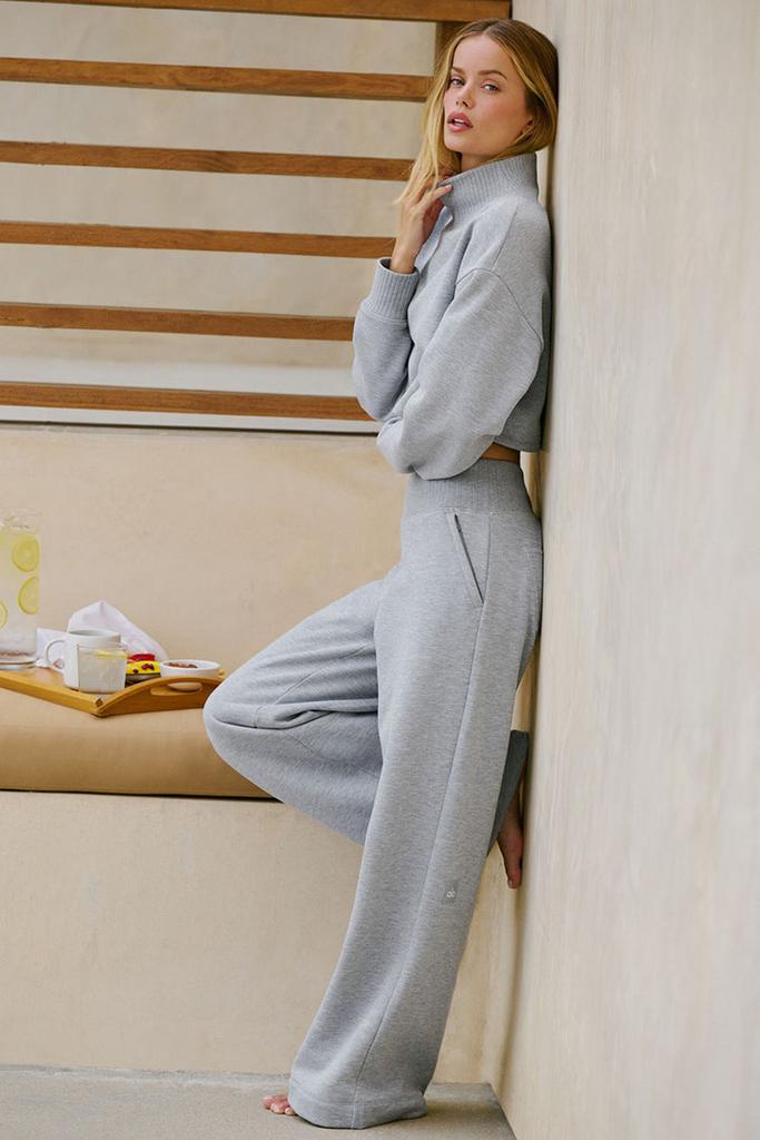 Alo Serenity Wide Leg Sweatpant - Ivory