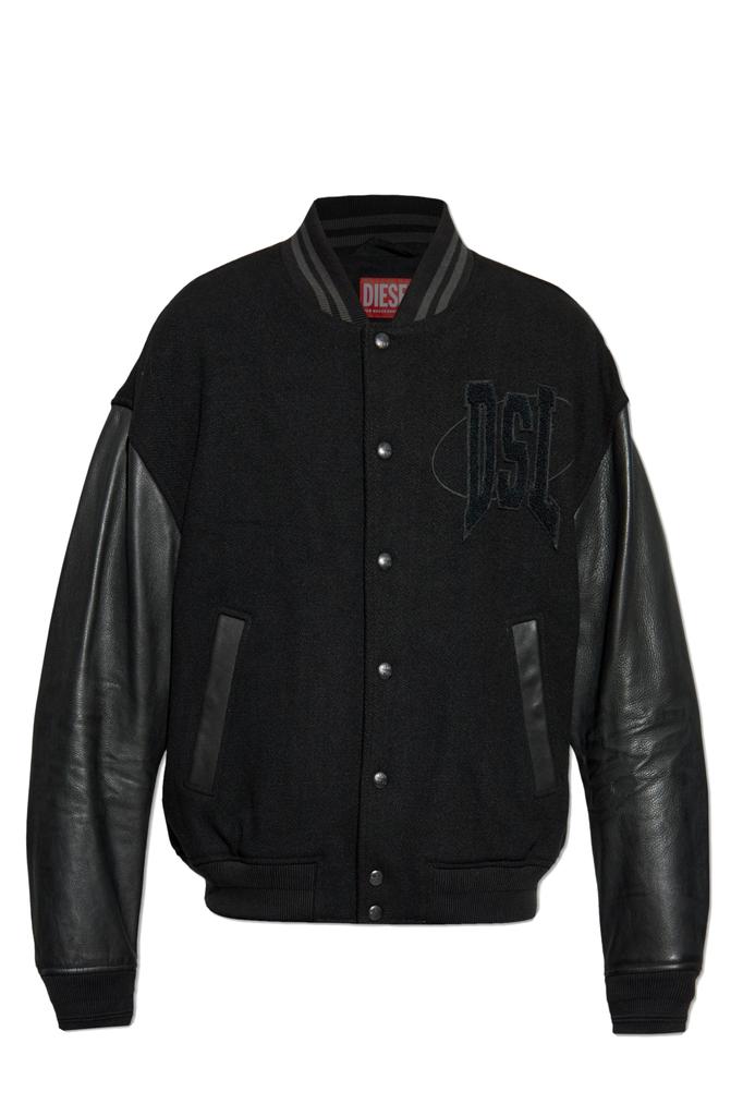 【DIESEL】s-berto-teddy Diesel S-Berto Teddy Graphic Pattern Jacket | Urban Outfitters