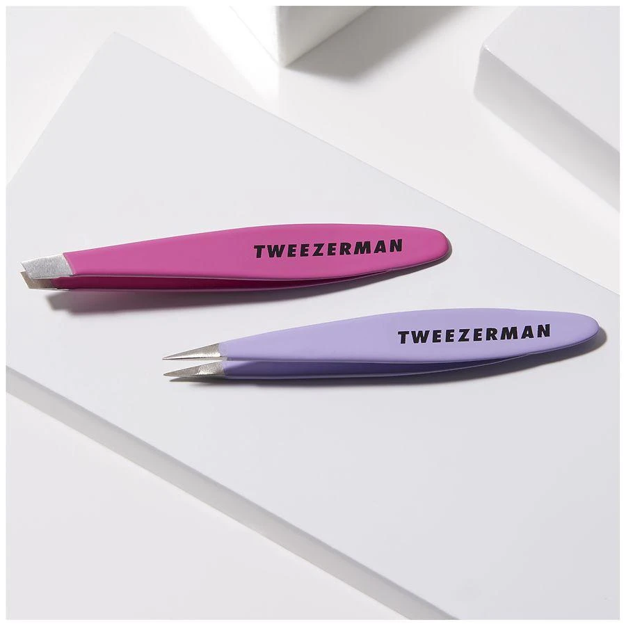 Tweezerman Mini Oval Slant and Point Set 1 6