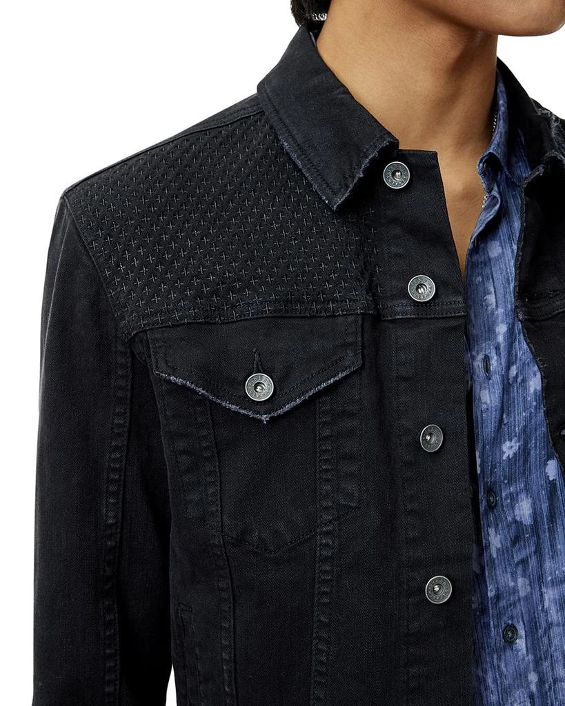 John Varvatos Wesley Distressed Trucker Jacket 4