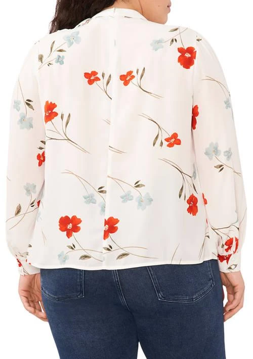 CeCe Plus Size Printed Blouse 2