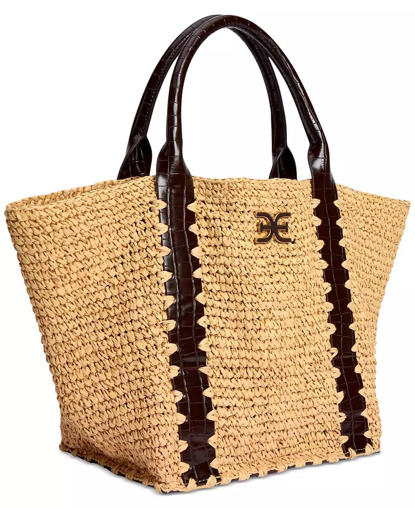 Sam Edelman Marley Large Raffia Collapsible Tote