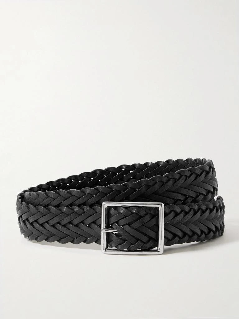 Nili Lotan Nicola Braided Leather Belt