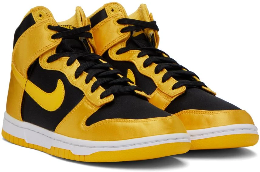 Nike Yellow & Black Dunk High Sneakers 4