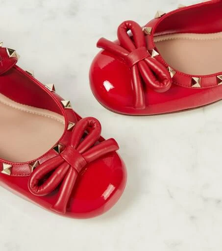 Valentino Rockstud leather ballet flats 6