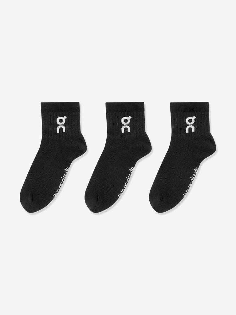 On Kids Logo 3 Pack Socks Set in Black