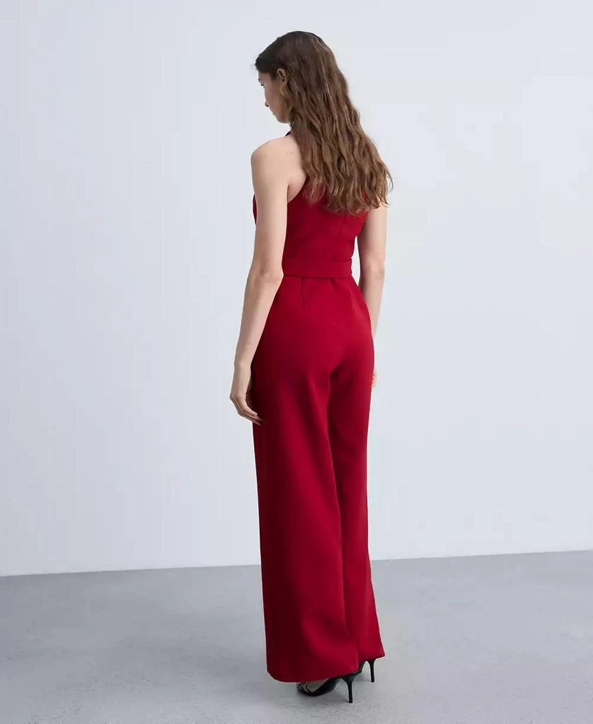 Mango Women's Belt Wrap Jumpsuit 4