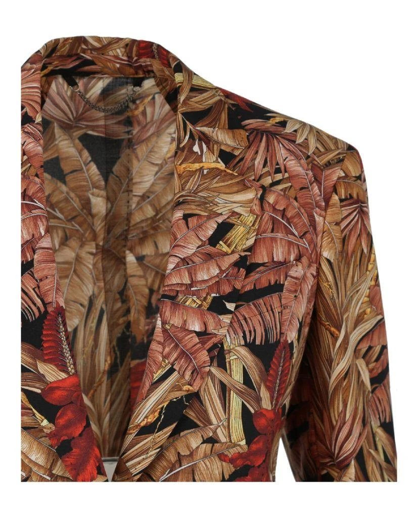 salvatore ferragamo Salvatore Ferragamo Printed Foliage Wool Blazer 2