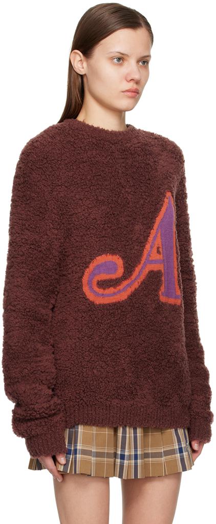 Awake NY Brown 'A' Sweatshirt