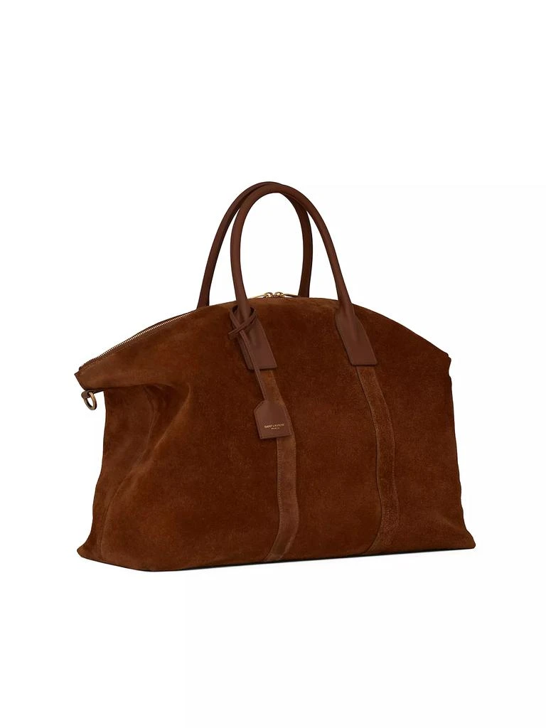 Yves Saint Laurent Giant Bowling Bag in Suede 3