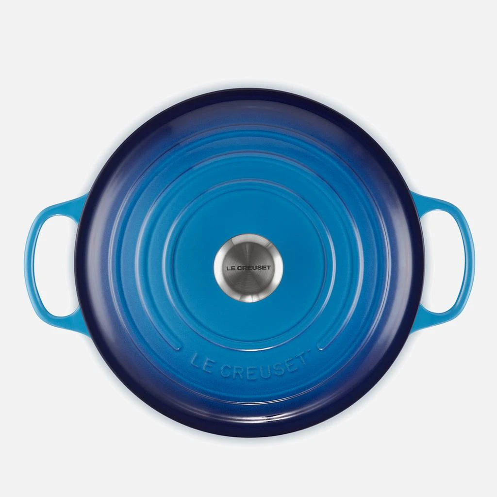 Le Creuset Signature Cast Iron Round Casserole - 28cm - Bamboo Green 6