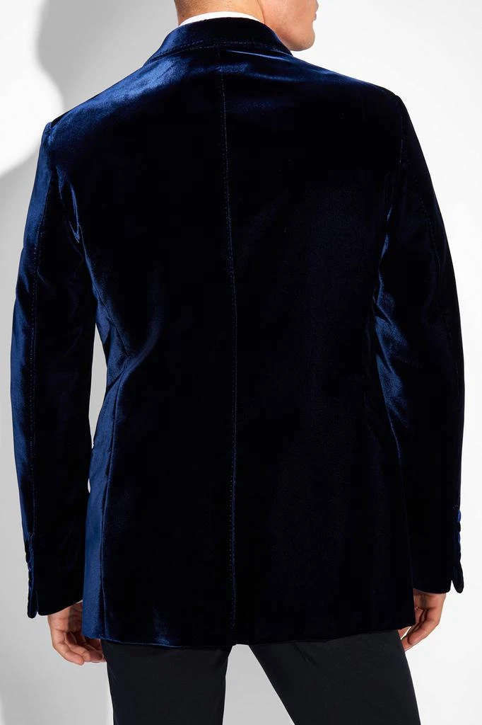 Tom Ford Tom Ford Single-Breasted Velvet Jacket 3