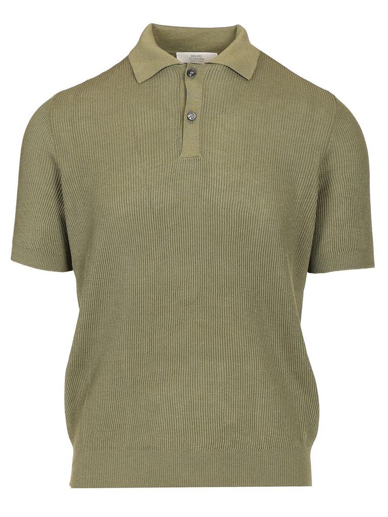 mauro ottaviani Mauro Ottaviani Textured Polo Shirt