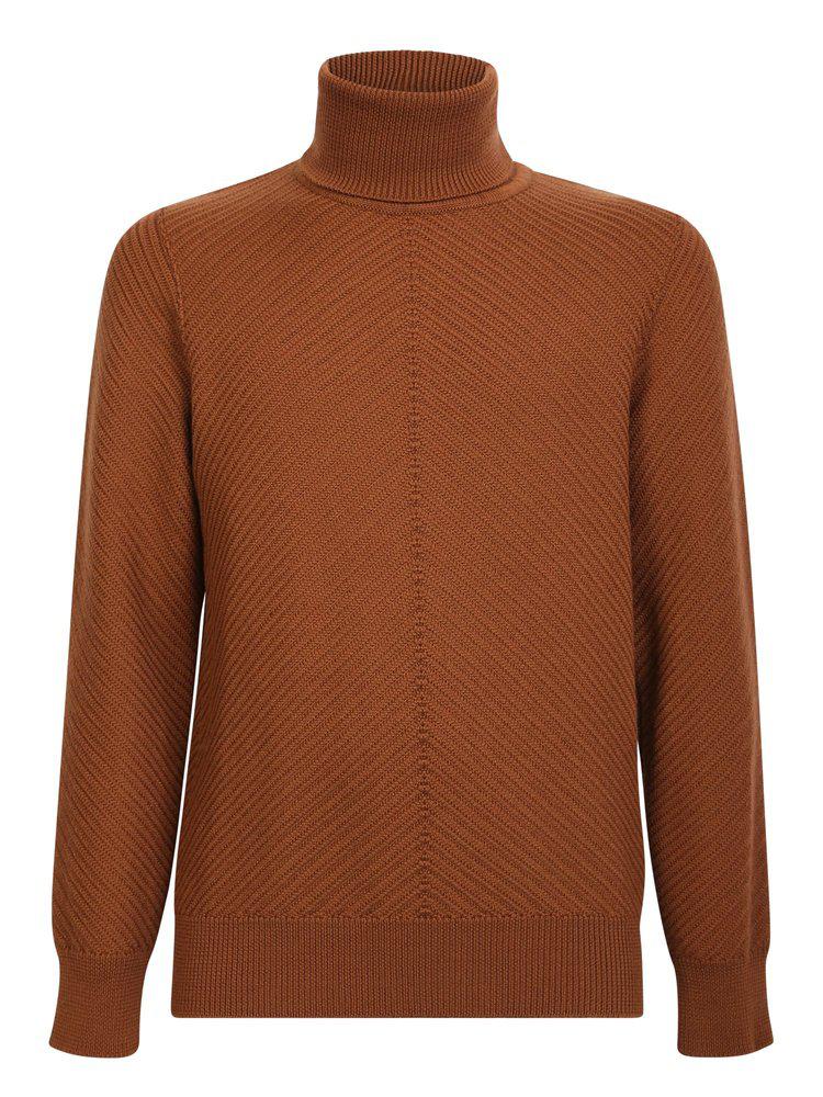 LARDINI Lardini Turtleneck Long-Sleeved Knit Jumper