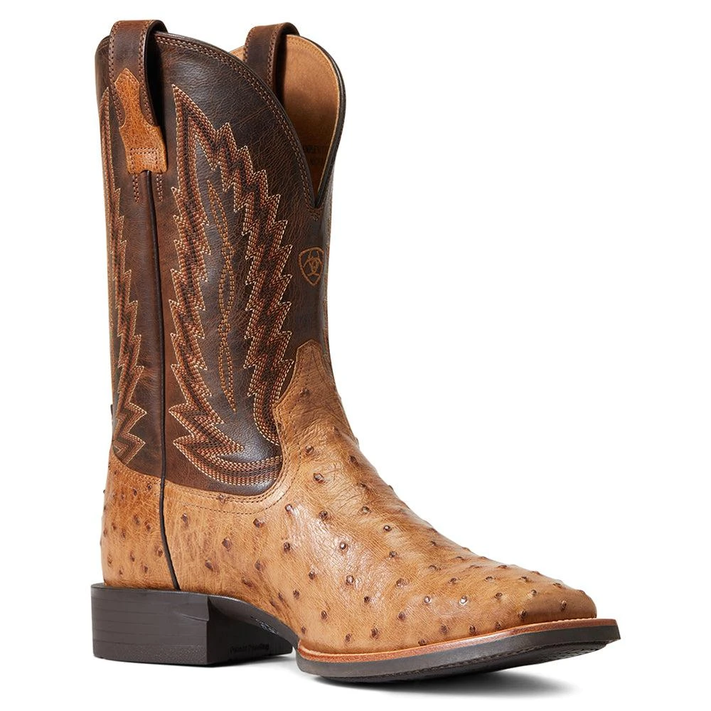 Ariat Quantum Primo Ostrich Square Toe Cowboy Boots 2
