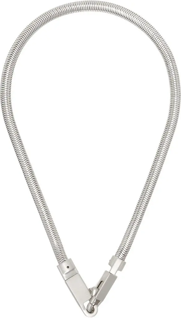 Rick Owens Temple Snake Chain Necklace