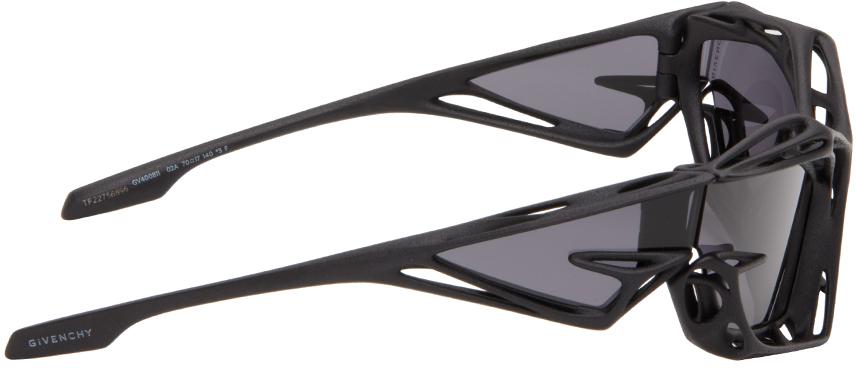 Givenchy Black Giv Cut Cage Sunglasses