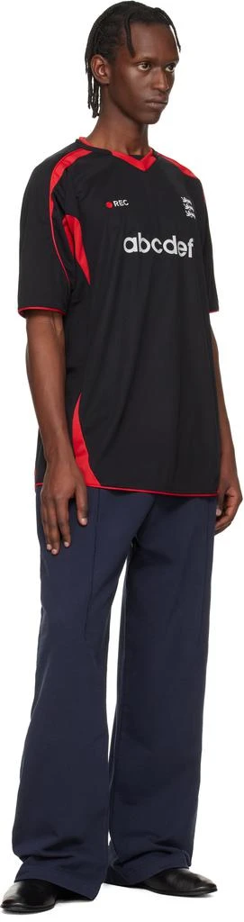 Vetements Black
Red Alphabet Football Jersey 4