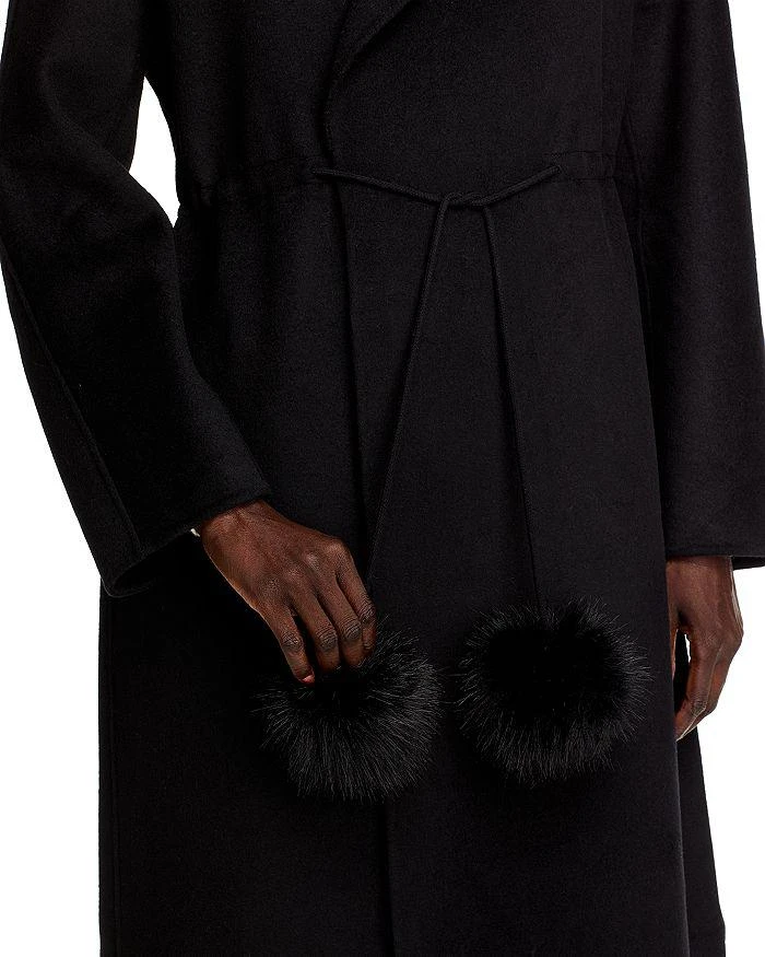 Adrienne Landau The Wool Blend Pom Pom Coat 5