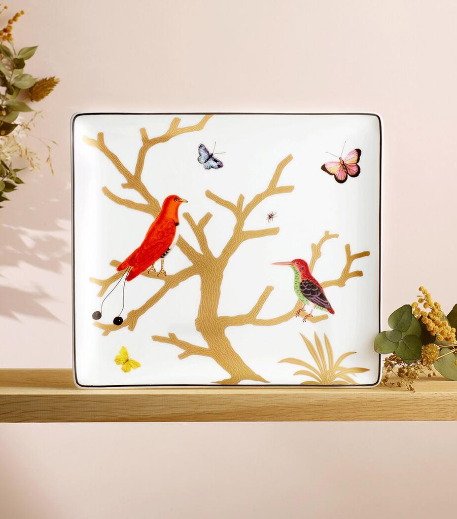 Bernardaud Aux Oiseaux Rectangular Tray (19.5cm x 22cm)