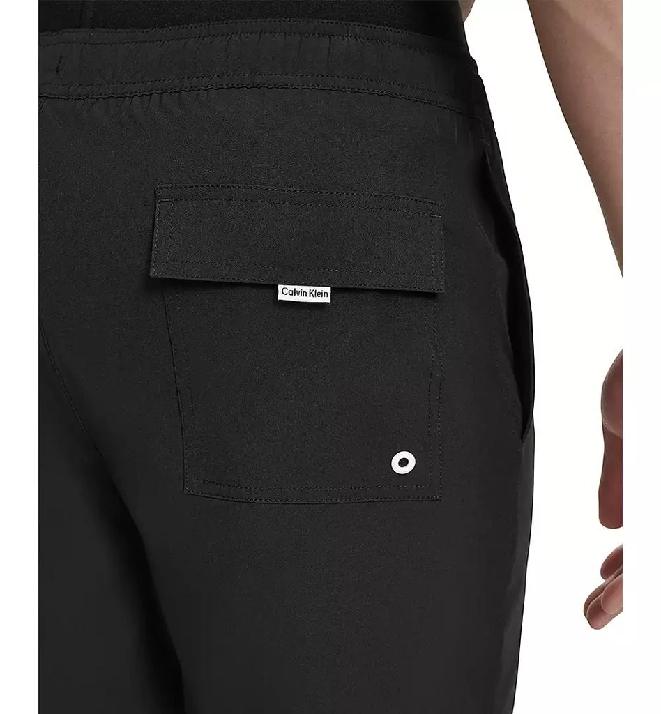 Calvin Klein Men's Logo Elastic Waist Modern Euro 5" Volley Swim Trunks 9