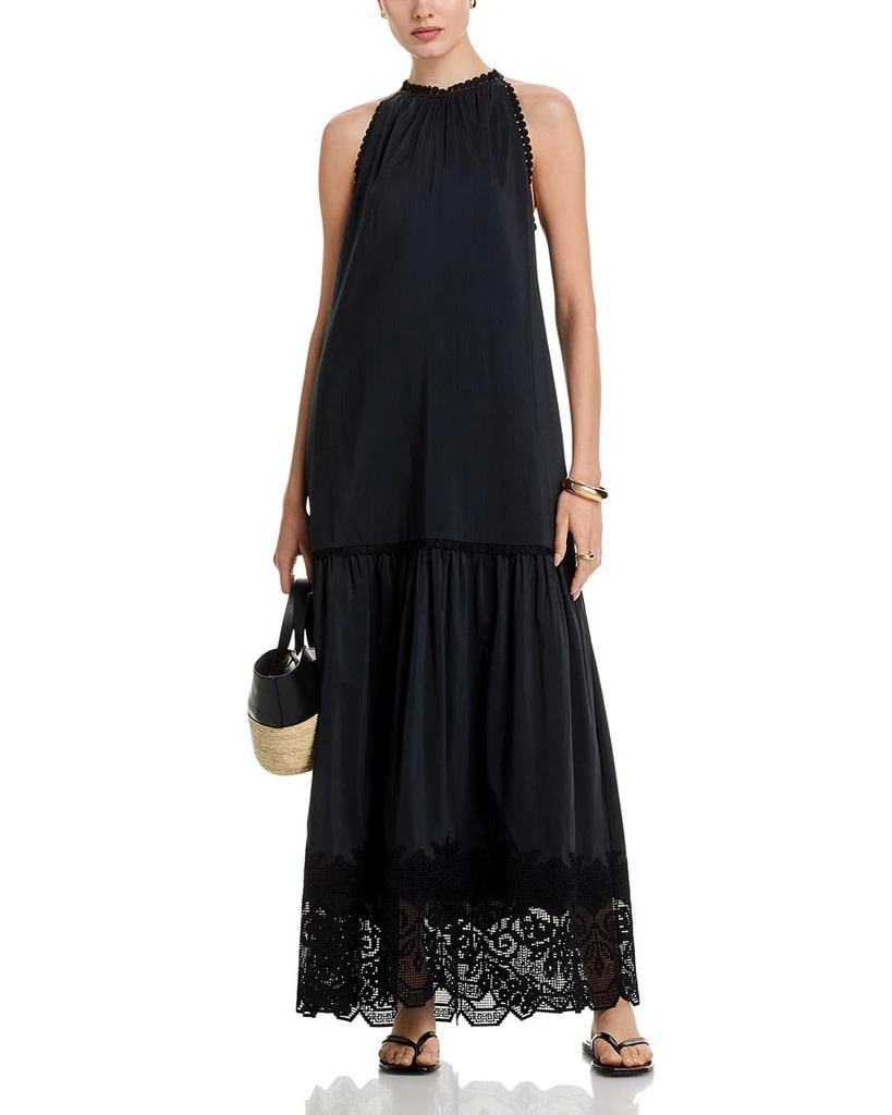 Kobi Halperin Teri Lace Trim Maxi Dress 2