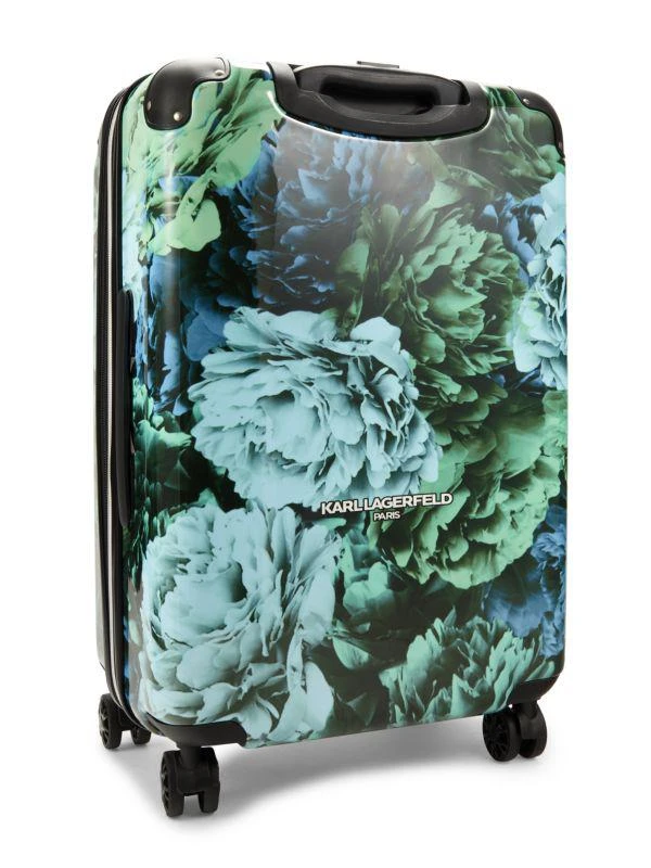 Karl Lagerfeld Paris Carribean 24-Inch Floral Hardside Spinner Suitcase 4