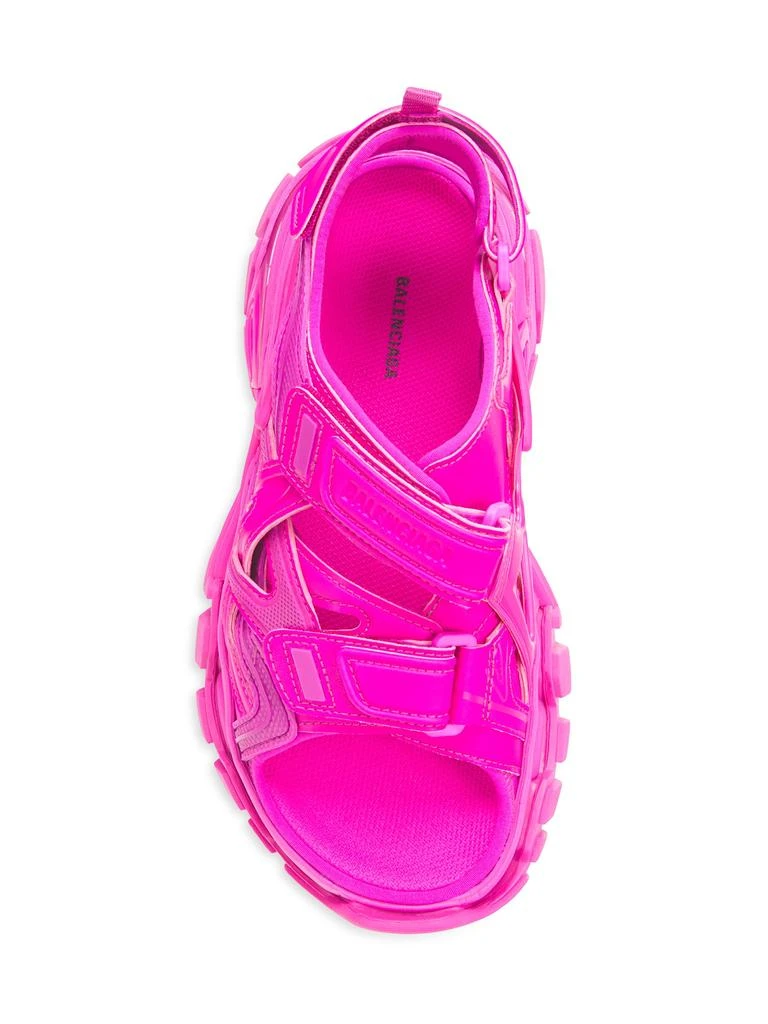 Balenciaga 25MM ​Monochrome Strapped Platform Sandals 5