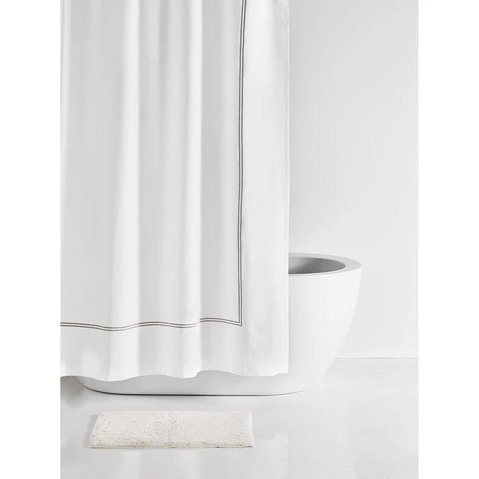 Hudson Italian Percale Shower Curtain - Exclusive 4