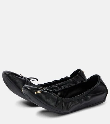 Salvatore Ferragamo Joelle leather ballet flats 4