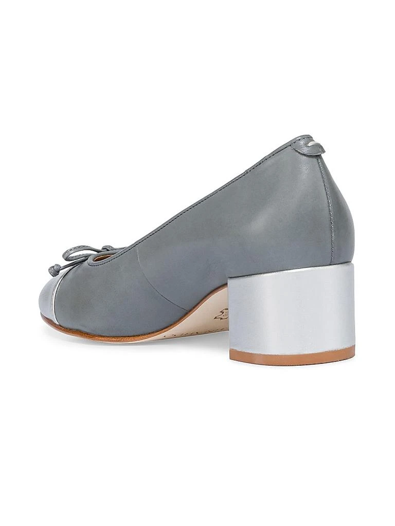 Bernardo Marisol Leather Cap-Toe Pumps 6