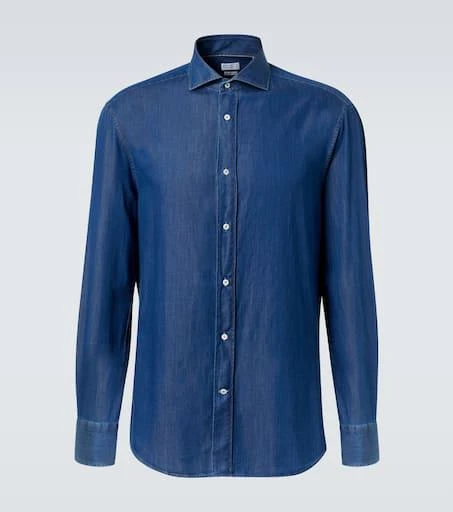 Brunello Cucinelli Cotton denim shirt 1