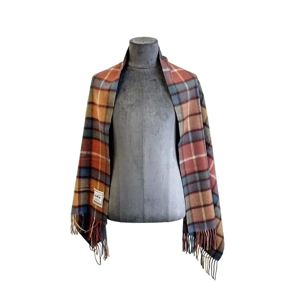 Heritage Heritage Traditions - Autumn Check Tartan Woollen Stole