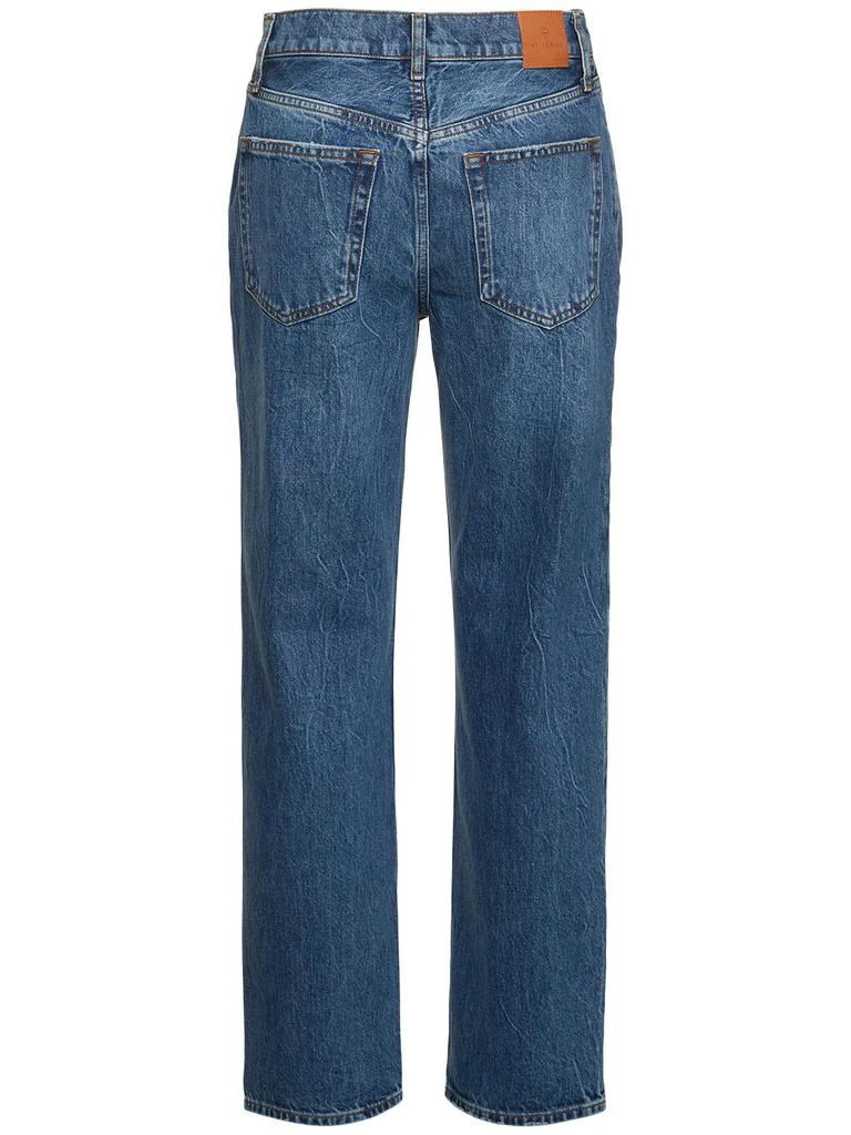 ANINE BING Benson High Rise Straight Jeans 4