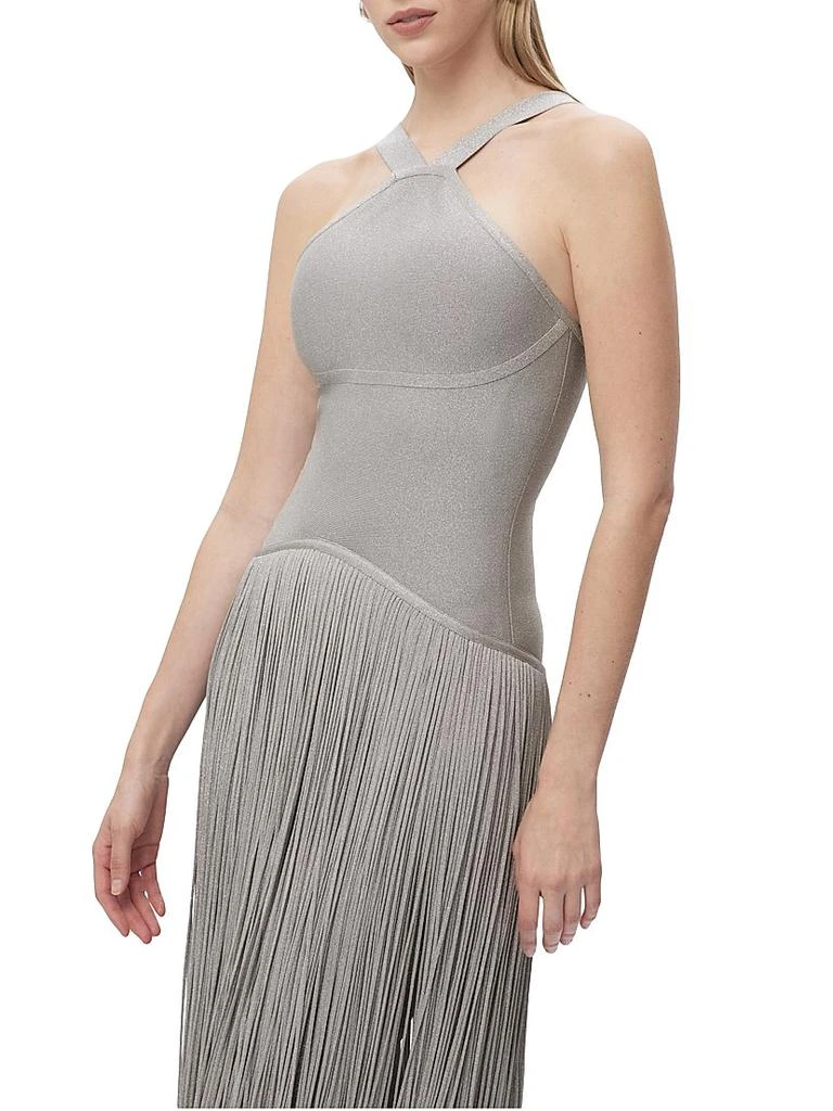 knee length dresses for ladies THE METALLIC MISCHA DRESS  HERV LGER
