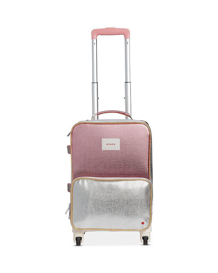 STATE Mini Logan Metallic Carry-On Suitcase