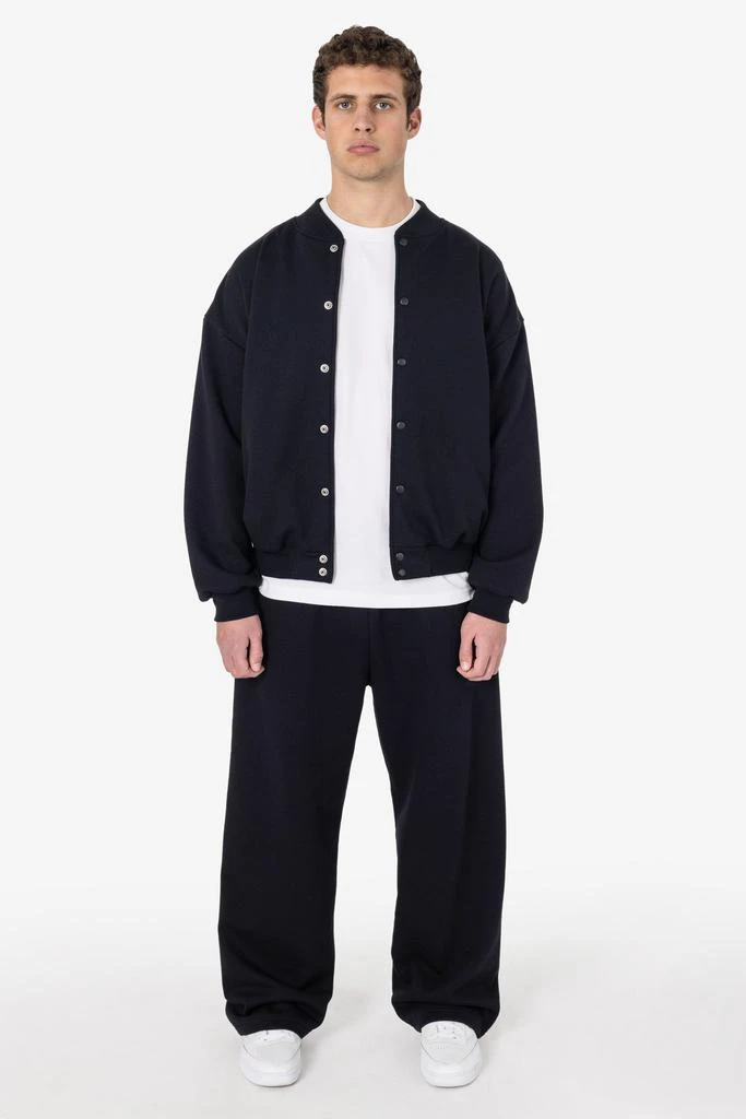 Los Angeles Apparel MWF1045 - 10 oz. Mid-Weight Poly Cotton Fleece Wide Open Bottom Sweatpant 1