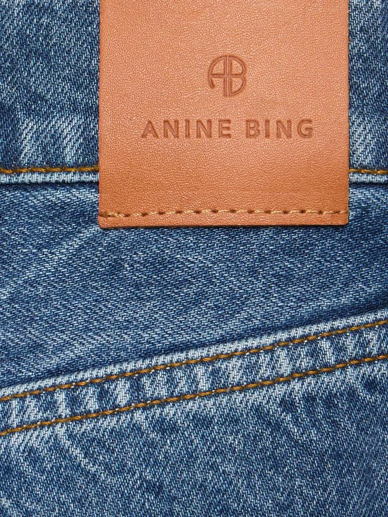 ANINE BING Benson High Rise Straight Jeans 3