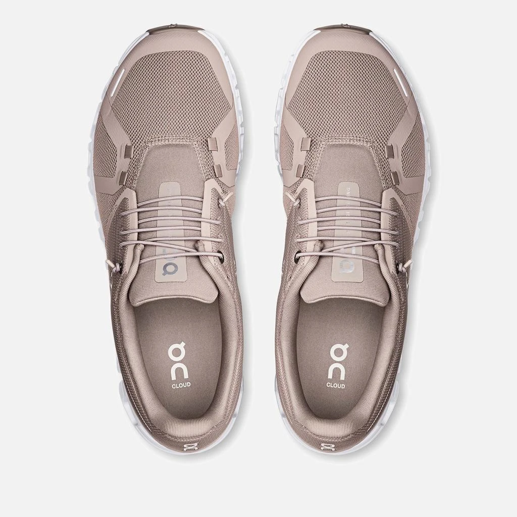 On Men's Cloud 6 Running Trainers - Fog/White 5