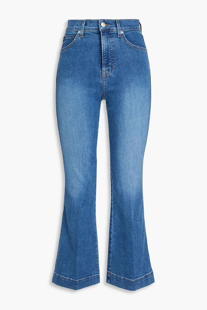 VERONICA BEARD Carson high-rise kick-flare jeans 1